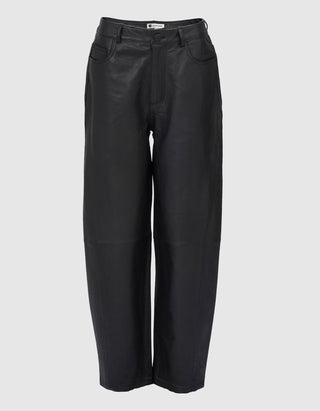 Barrel-Leg Lederhose Fenne