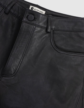 Barrel-Leg Lederhose Fenne