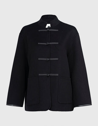 Woll-Mix Jacke Nia mit Knebelknöpfen
