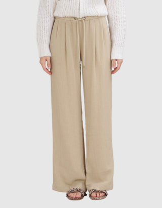 Wide Leg Hose Relaxed Wool