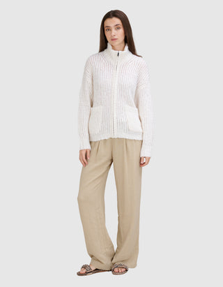 Wide Leg Hose Relaxed Wool