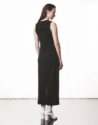 Baumwoll-Midi-Kleid