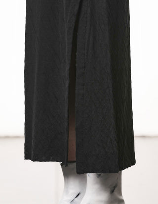 Baumwoll-Midi-Kleid