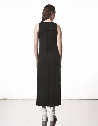 Baumwoll-Midi-Kleid