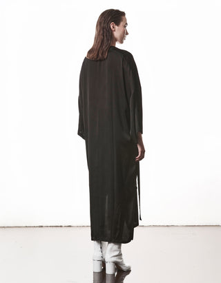 Oversize Kaftan-Kleid mit Bindegürtel