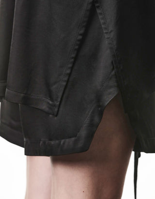 Oversize Satin-Bluse