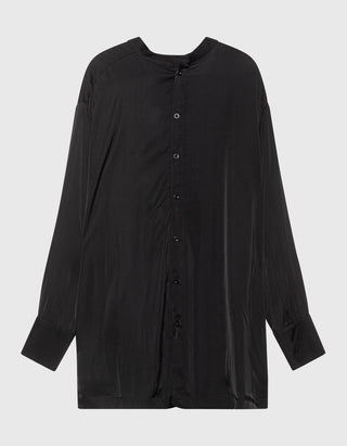 Oversize Satin-Bluse