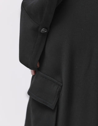 Wickelbluse mit Bindedetail