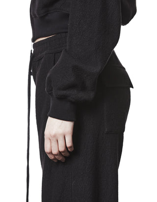 Woll-Blouson-Jacke mit Brusttaschen