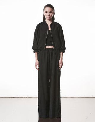 Bomberjacke Rib-Knit