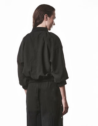 Bomberjacke Rib-Knit