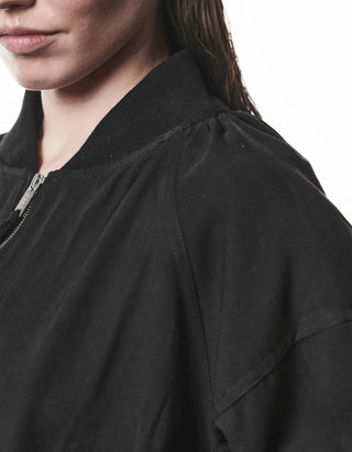 Bomberjacke Rib-Knit