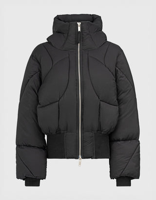 Wattierte Steppjacke mit Kapuze