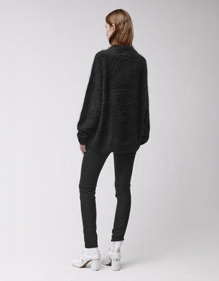 Oversize Fuzzy Kaschmir-Pullover