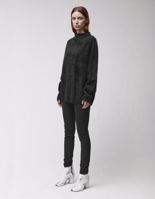 Oversize Fuzzy Kaschmir-Pullover