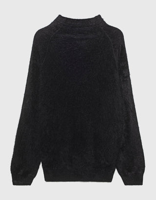 Oversize Fuzzy Kaschmir-Pullover