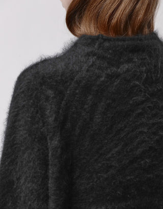 Oversize Fuzzy Kaschmir-Pullover