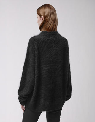 Oversize Fuzzy Kaschmir-Pullover
