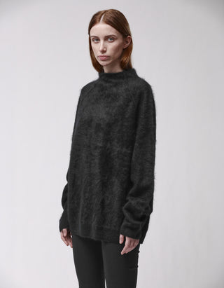 Oversize Fuzzy Kaschmir-Pullover