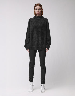Oversize Fuzzy Kaschmir-Pullover