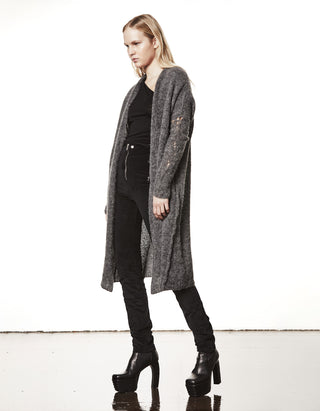 Oversize Alpaka-Mix Cardigan