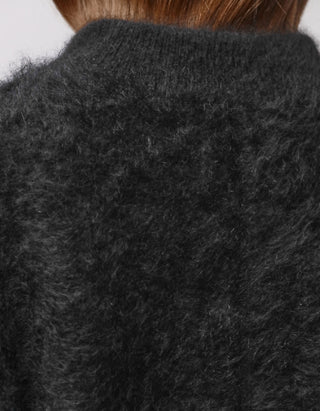 Fuzzy Yak-Cardigan