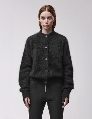 Fuzzy Yak-Cardigan