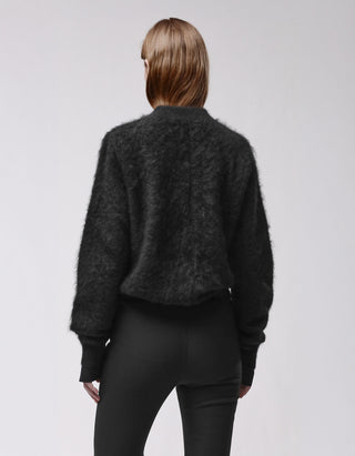 Fuzzy Yak-Cardigan