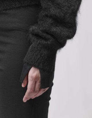 Fuzzy Yak-Cardigan