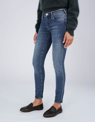 Mid-Rise Super Skinny Jeans Halle Deep