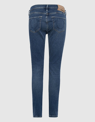 Mid-Rise Super Skinny Jeans Halle Deep