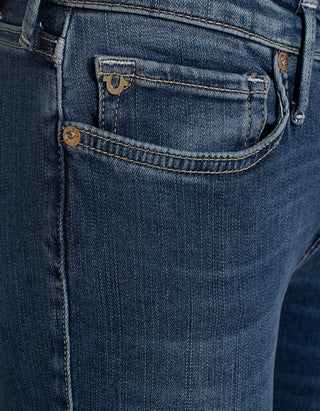 Mid-Rise Super Skinny Jeans Halle Deep