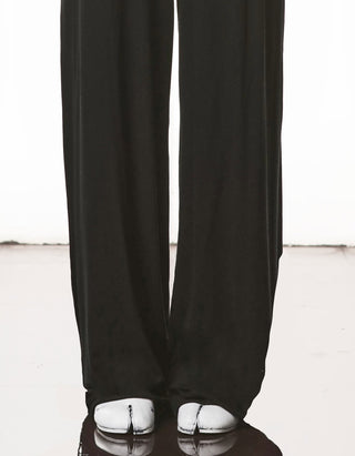 Gerippter Neckholder-Jumpsuit