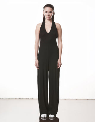 Neckholder-Ripp-Jumpsuit