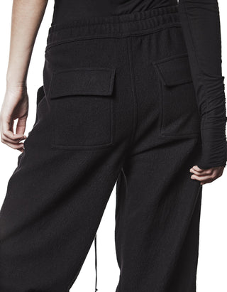 Low-Crotch Woll-Jogginghose