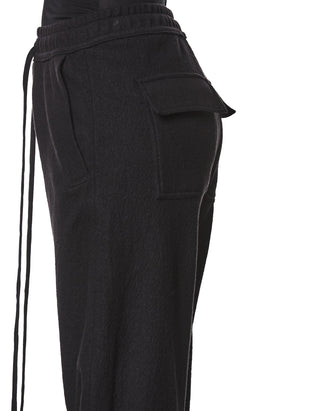 Low-Crotch Woll-Jogginghose