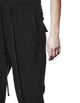 Low-Crotch Woll-Jogginghose