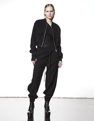 Low-Crotch Woll-Jogginghose