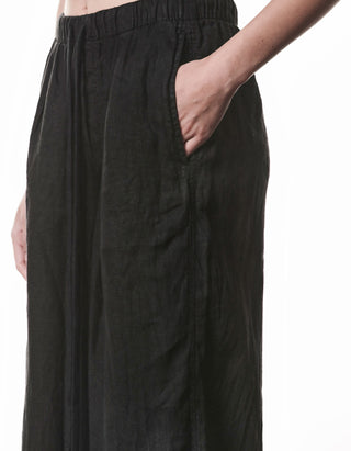 Wide-Leg Leinen-Hose