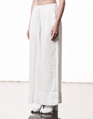 Wide-Leg Leinen-Hose