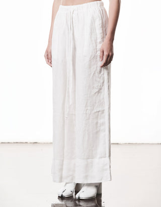 Wide-Leg Leinen-Hose