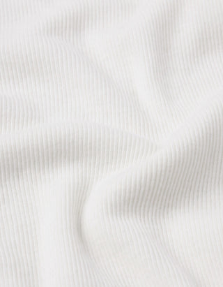 Geripptes Cropped-Tanktop The Ghost mit Seiden-Anteil