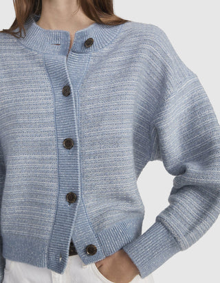 Woll-Mohair-Mix Cardigan The Jacquard Femme