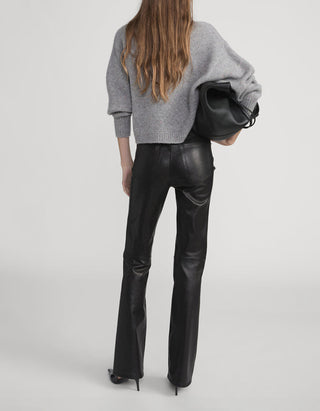 Kaschmir-Cardigan Fleck mit mehrfarbigen Effektgarn