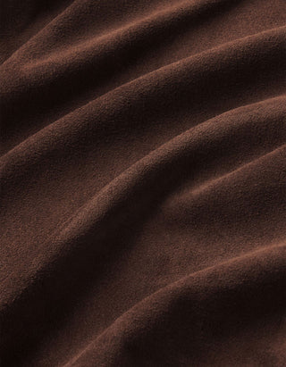 Veloursleder-Jacke The Suede Oversized mit abnehmbarem Fell