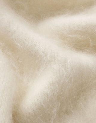 Fuzzy Kaschmir-Cardigan