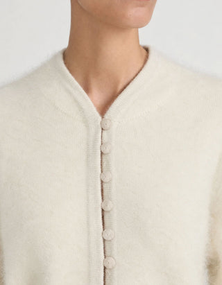 Fuzzy Kaschmir-Cardigan