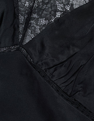 Seiden-Top Cami mit Spitzendetails