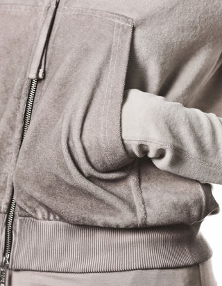 Frottee Zipper-Hoody