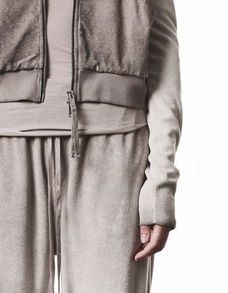 Frottee Zipper-Hoody